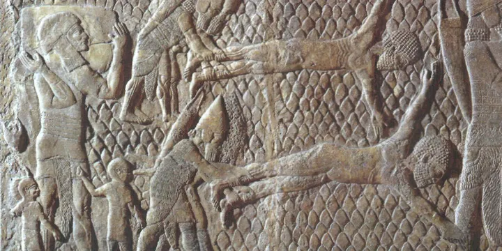 Assyrians flaying their prisoners alive