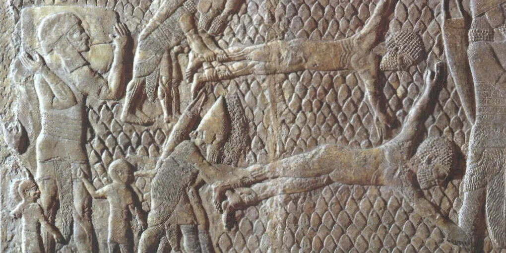 Assyrians flaying their prisoners alive